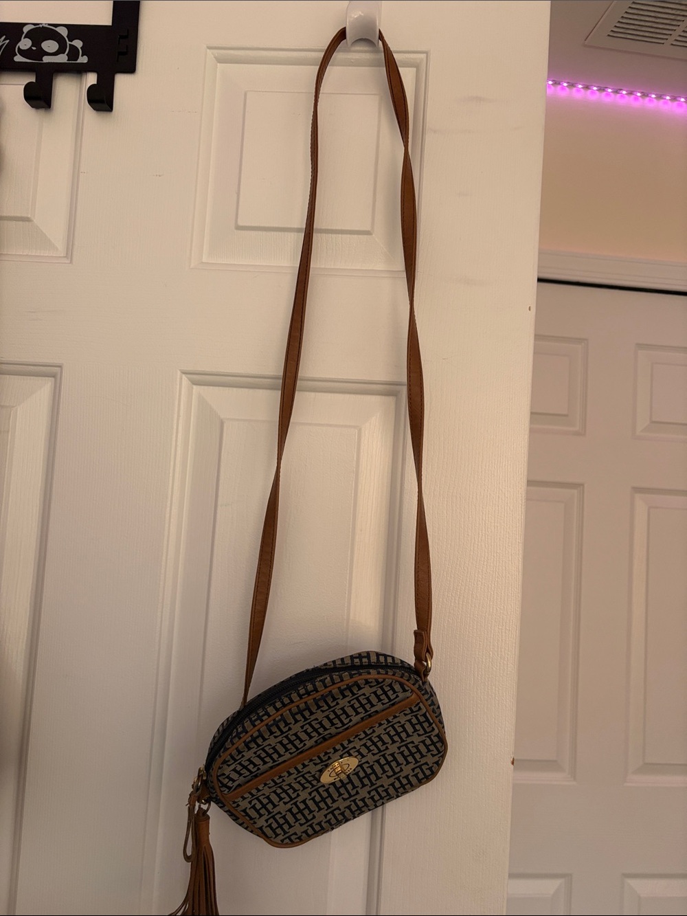 Tommy Hilfiger Crossbody Bag in Navy and Brown